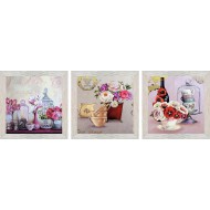 Подарочные наборы Подарочные наборы 22x66 - Картины в раме (триптих) PR3